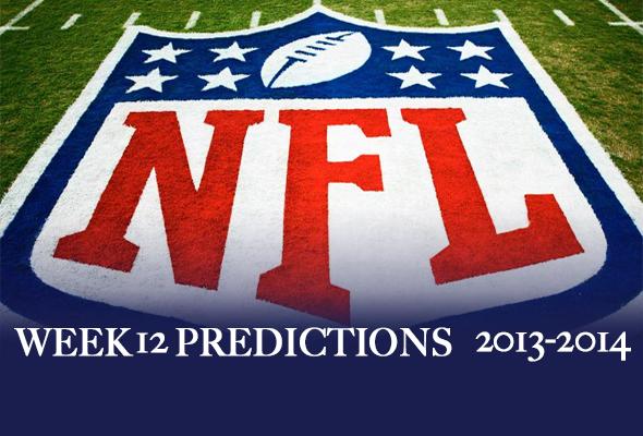 Week 12 NFL Predictions